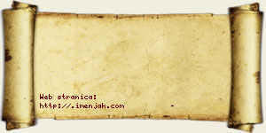 Emilija Miladinović vizit kartica